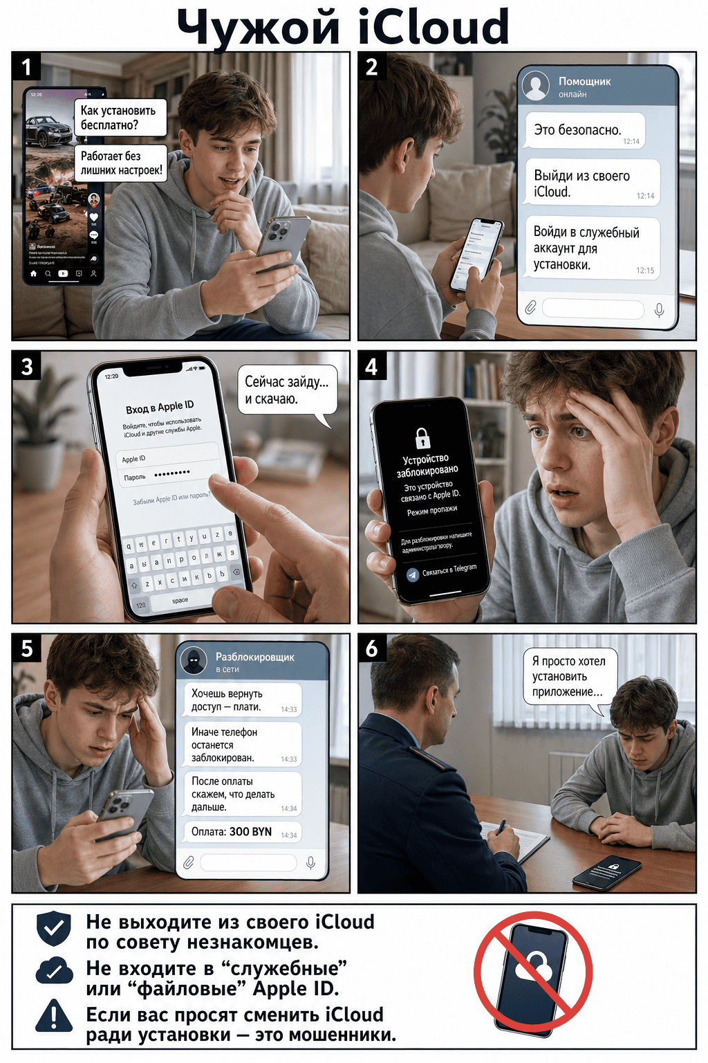 Чужой iCloud