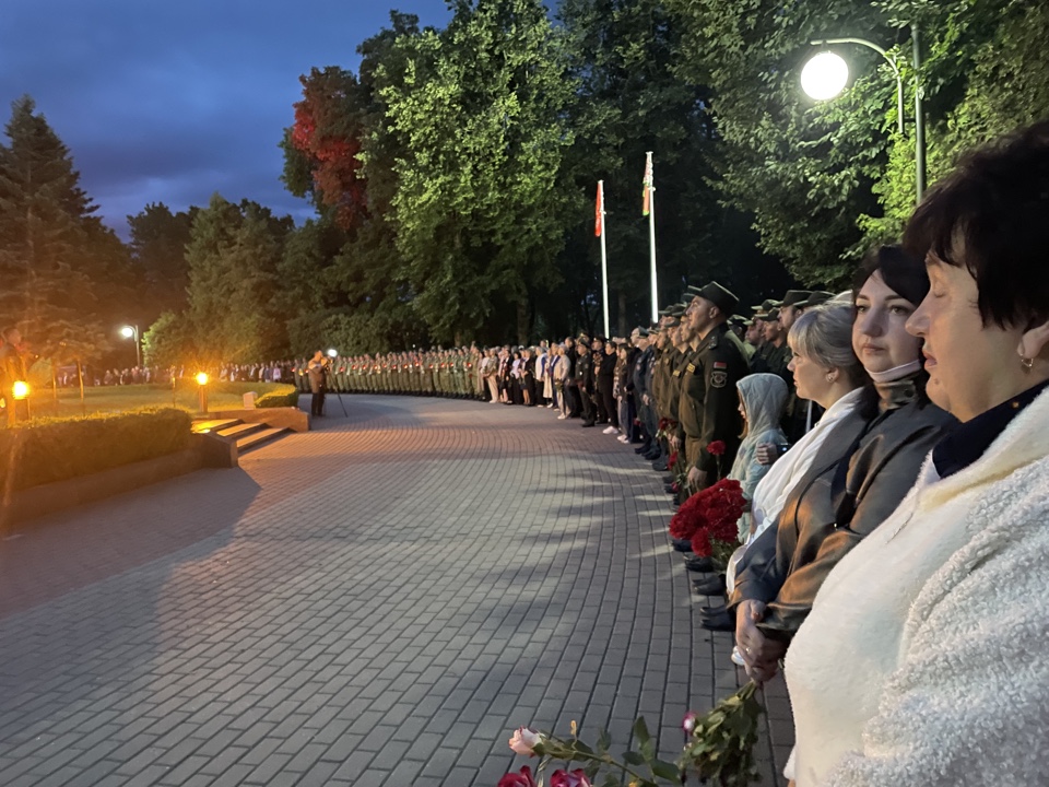 Участники митинга на Кургане Бессмертия